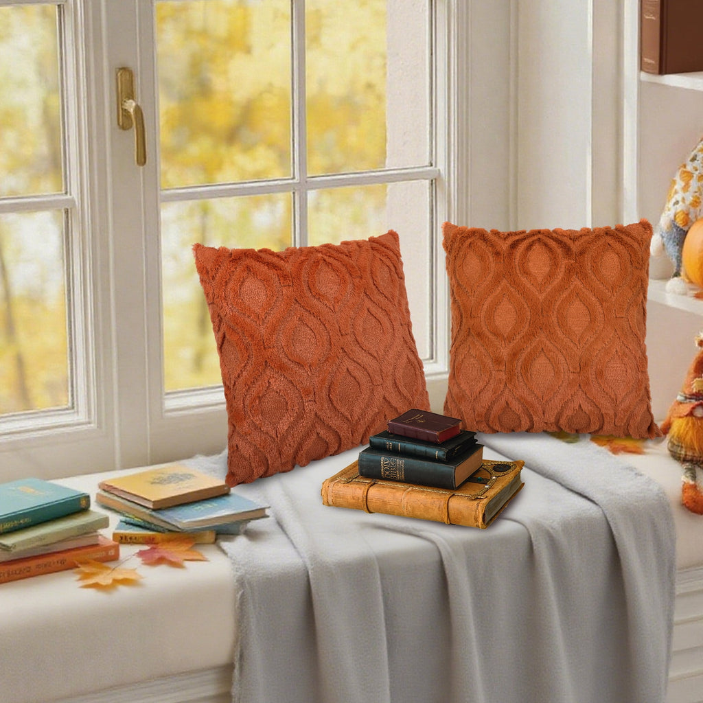 Retrocular Fall Pillow Covers Decorations for Home, 18x18 Set of 2 Autumn Throw Pillow for Chair Sofa Bedroom Living Room Thanksgiving Decorations